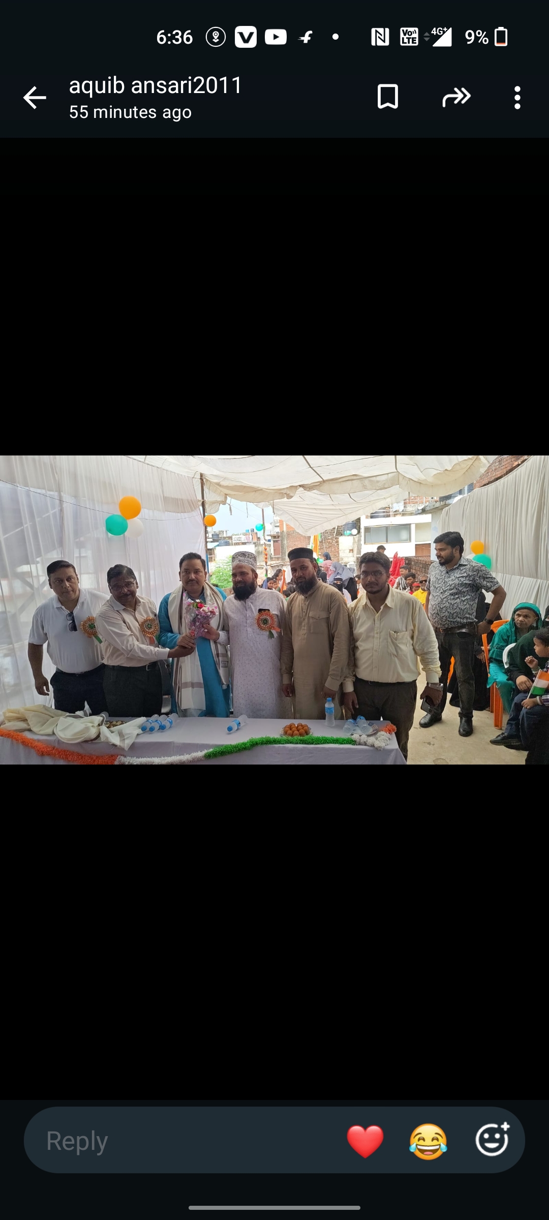 एम. ए. एकेडमी तुर्कमानपुर में 80 वां स्वतंत्रता दिवस बहुत ही धूमधाम से मनाया गया