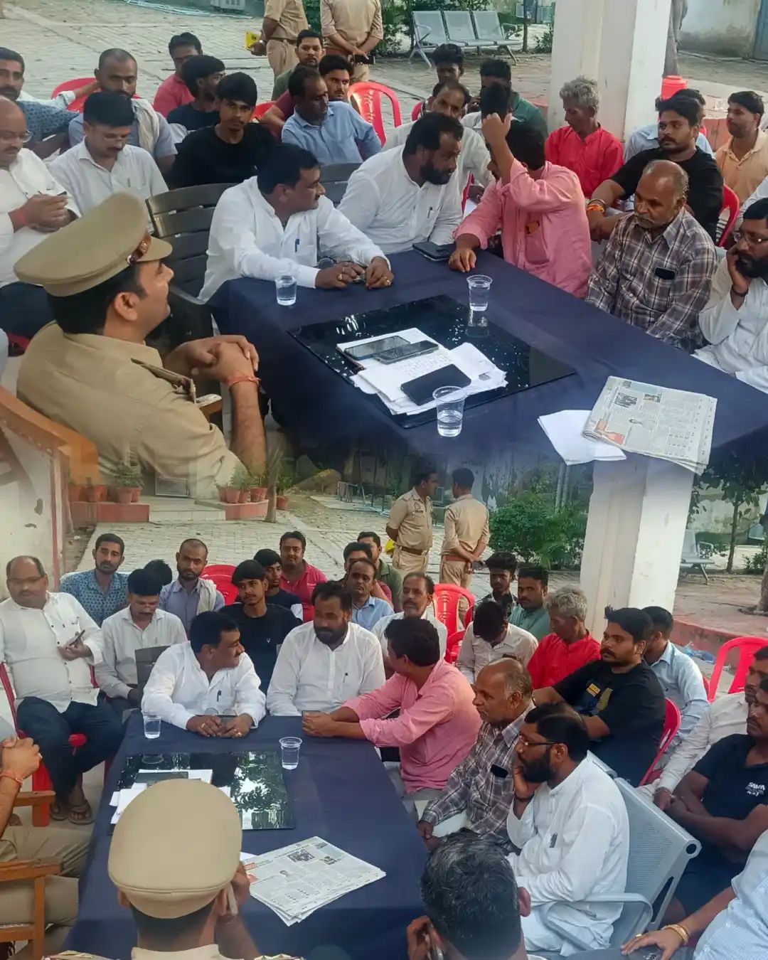 ऊंचाहार शारदीय नवरात्रि और दुर्गा पूजा को लेकर कोतवाली में पीस कमेटी की बैठक अराजकता पर होगी सख्त नजर..