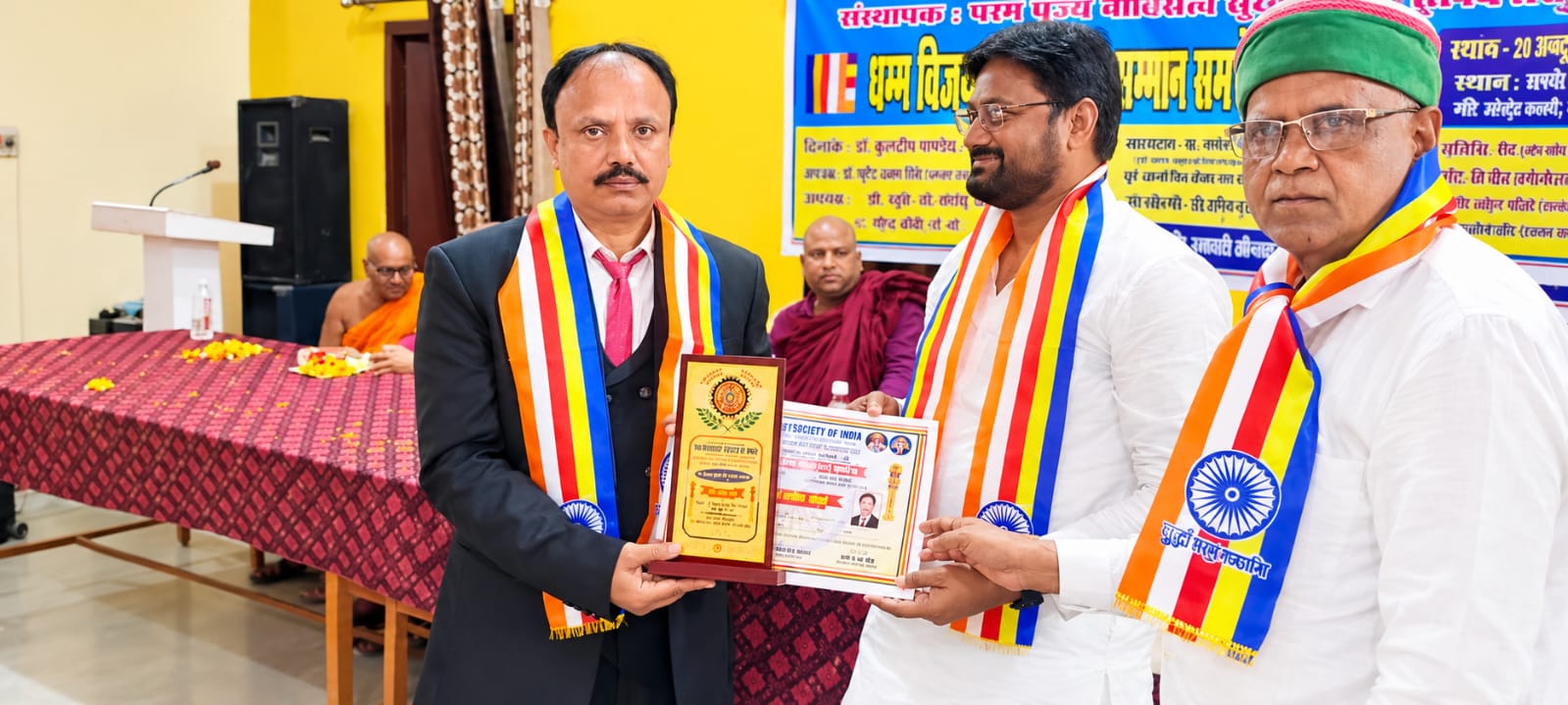 इंडियन जर्नलिस्ट एसोसिएशन के राष्ट्रीय अध्यक्ष सेराज अहमद कुरैशी का हुए सम्मानित